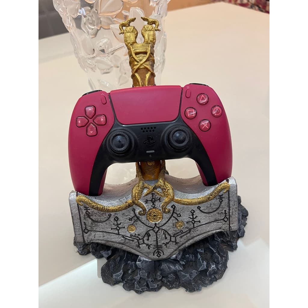 Suporte Mjolnir God of War Ragnarok para Controle Ps5 Ps4 Ps3 Xbox l Playstation 5