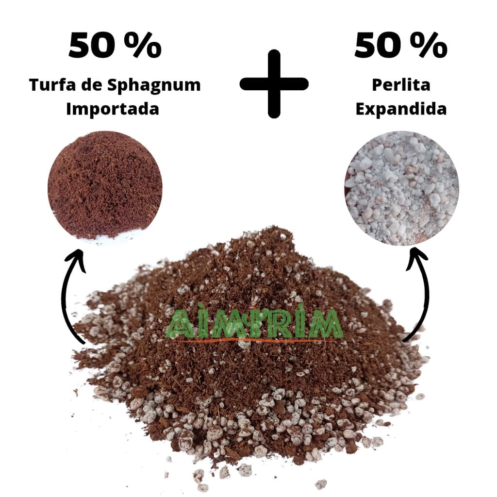 Substrato Para Cultivo Indoor Turfa E Perlita 10 Litros Grow