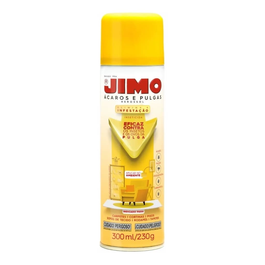 Jimo Anti Ácaros Pulgas E Carrapatos Spray 300ml