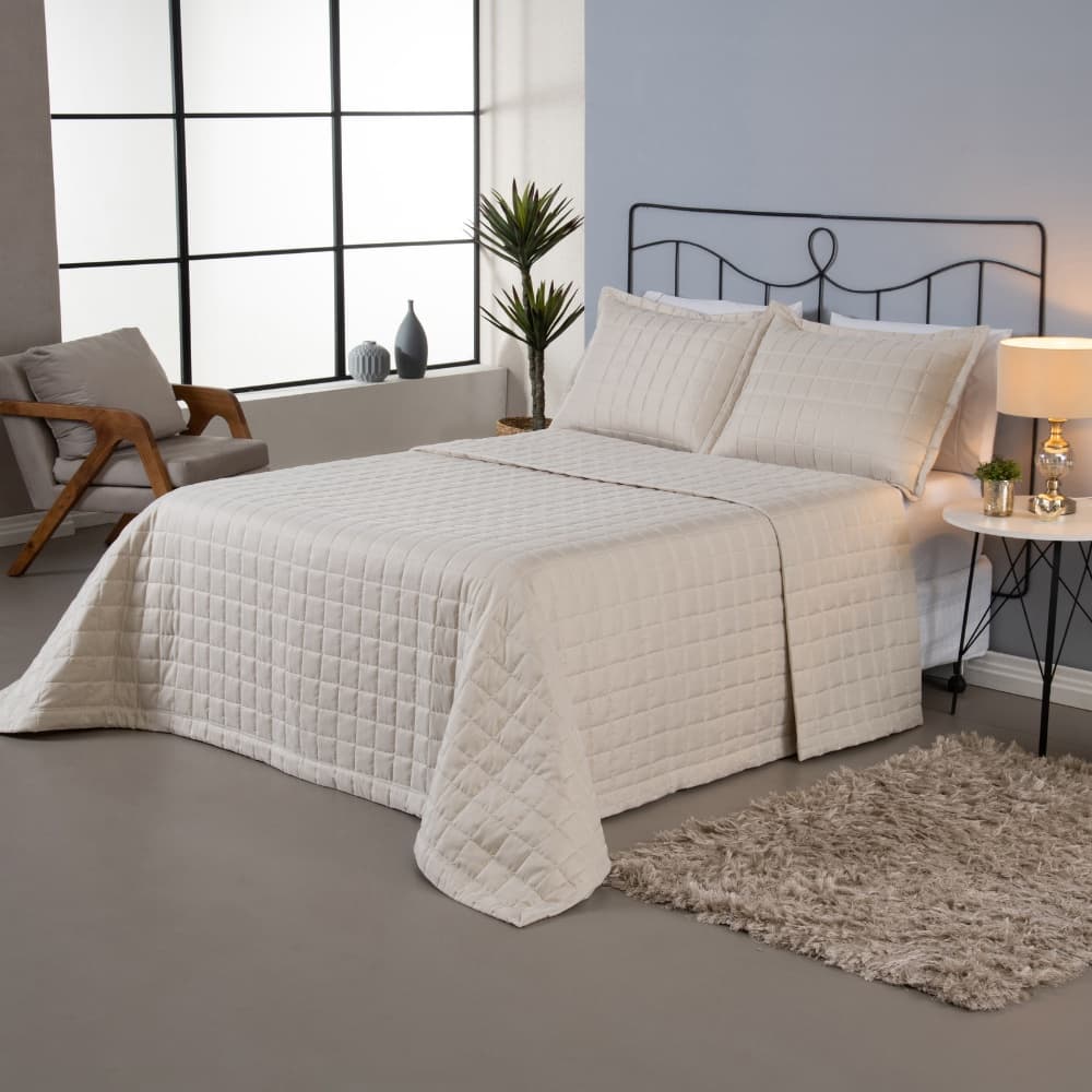 Kit Cobre Leito Queen 3 Peças Dupla Face Matelado Soft Premium