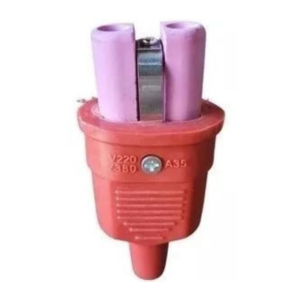 Kit Tomada Silicone Plug Fêmea 220/380v Com Plug Macho