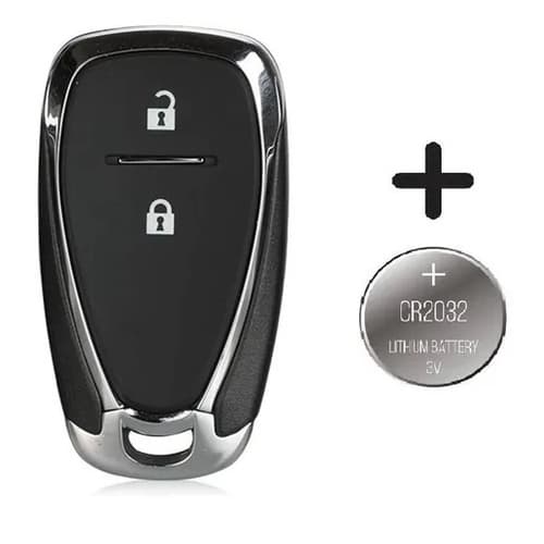 Chave Comando Carcaça Gm Presença 2 Bt Tracker Cruze Onix Com Bateria Cortesia