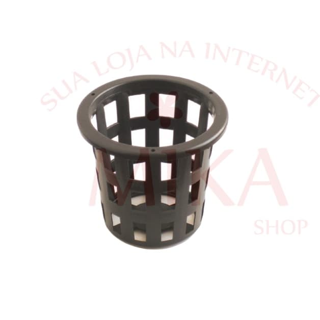 Kit 20 Vaso Plastico Vazados Pote 10 Preto Decoração de Casa e Jardinagem Cactos Suculentas Mudas