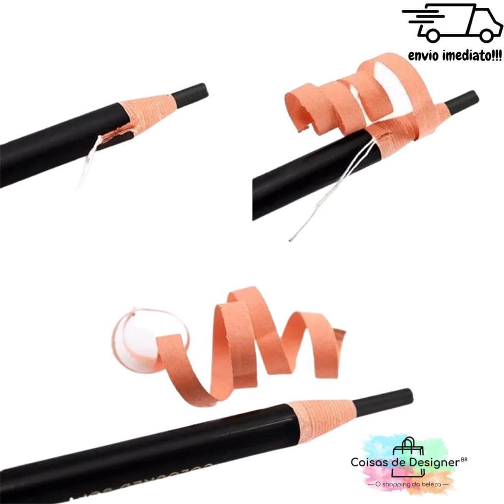 Lápis Dermatográfico Colored Soft  Cosmetic Art Preto