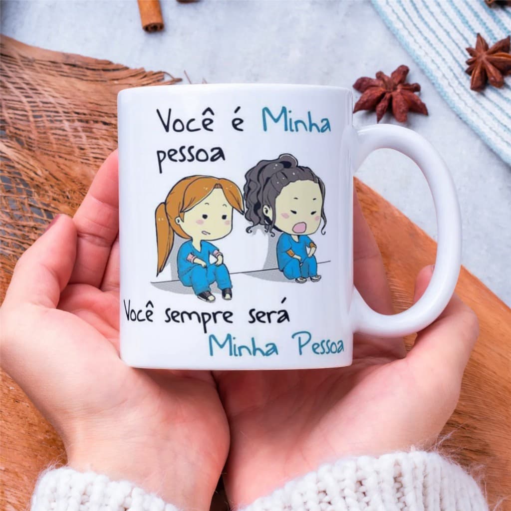 Caneca Greys Anatomy You Are My Person  Personalizado