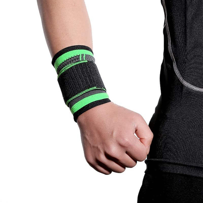 Munhequeira de Compressão Ajustável – Suporte para Pulso em Musculação e Academia