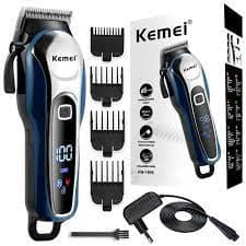 Kemei Km 1995 Profissional Cortador De Cabelo Elétrico sem fio