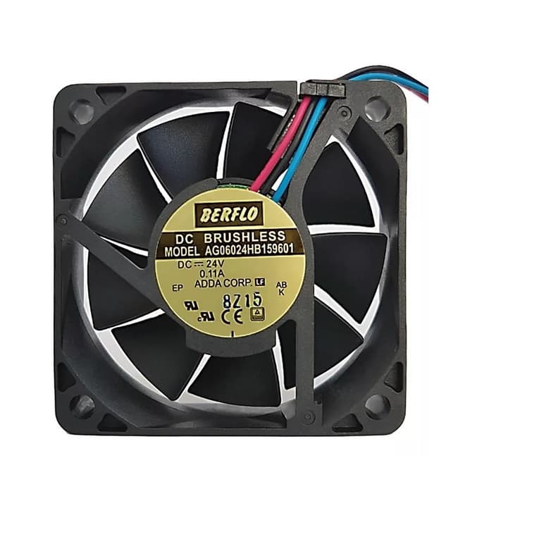 Microventilador 60x60x15mm 24V com duplo rolamento