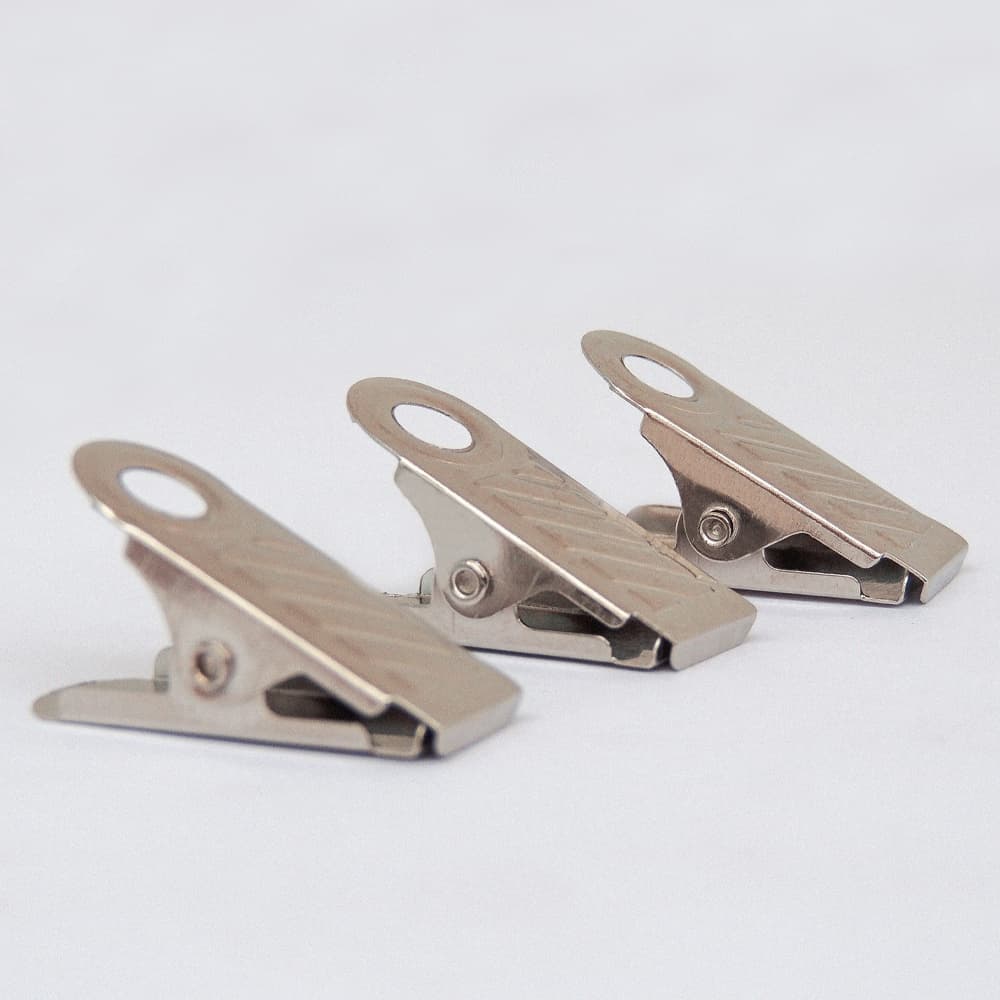 Presilha Jacaré Sem Alça - Clips Jacaré para Crachá - 20 UN