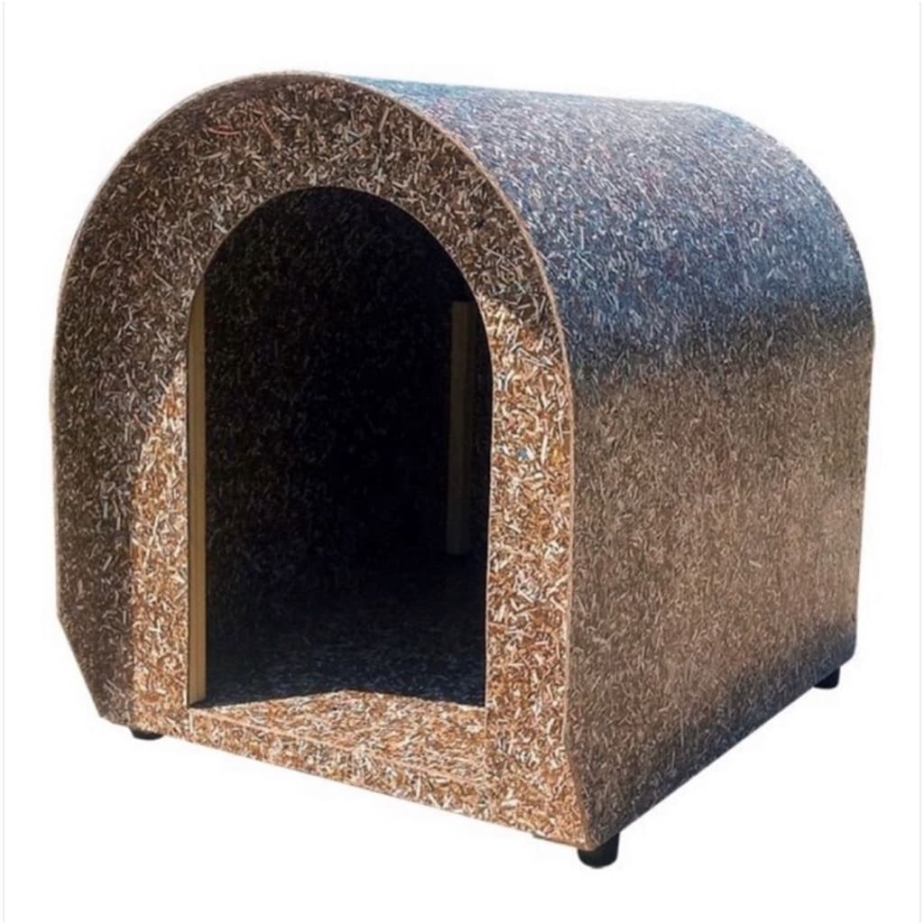 Casa De Cachorro Madeira Ecológica Modelo Iglu Nº4 Casinha Pet Cães Porte Médio