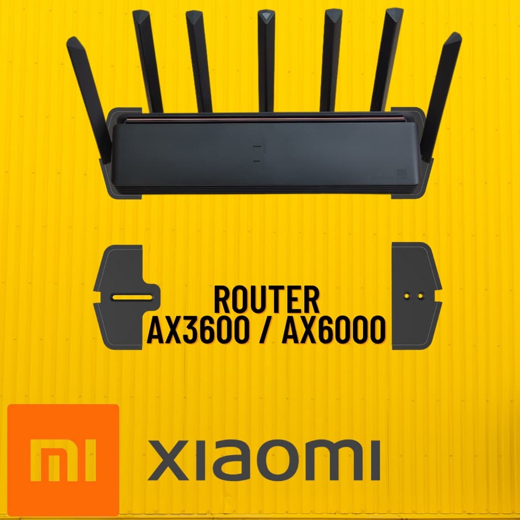 Suporte De Parede Roteador Receptor Wi-fi Xiaomi Ax3600/ax6000.