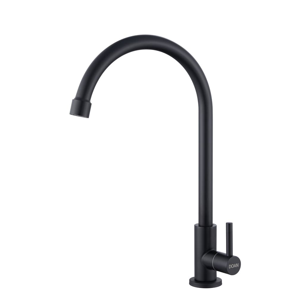 Torneira Cozinha Inox Giratória Mesa Pia Bancada NOX02B Doan