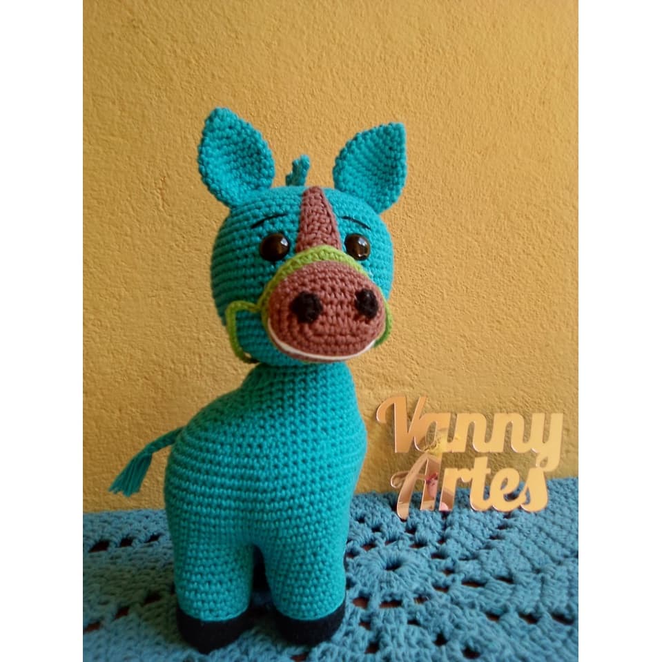 Cavalos de Amigurumi/Pelúcia cavalo de crochê