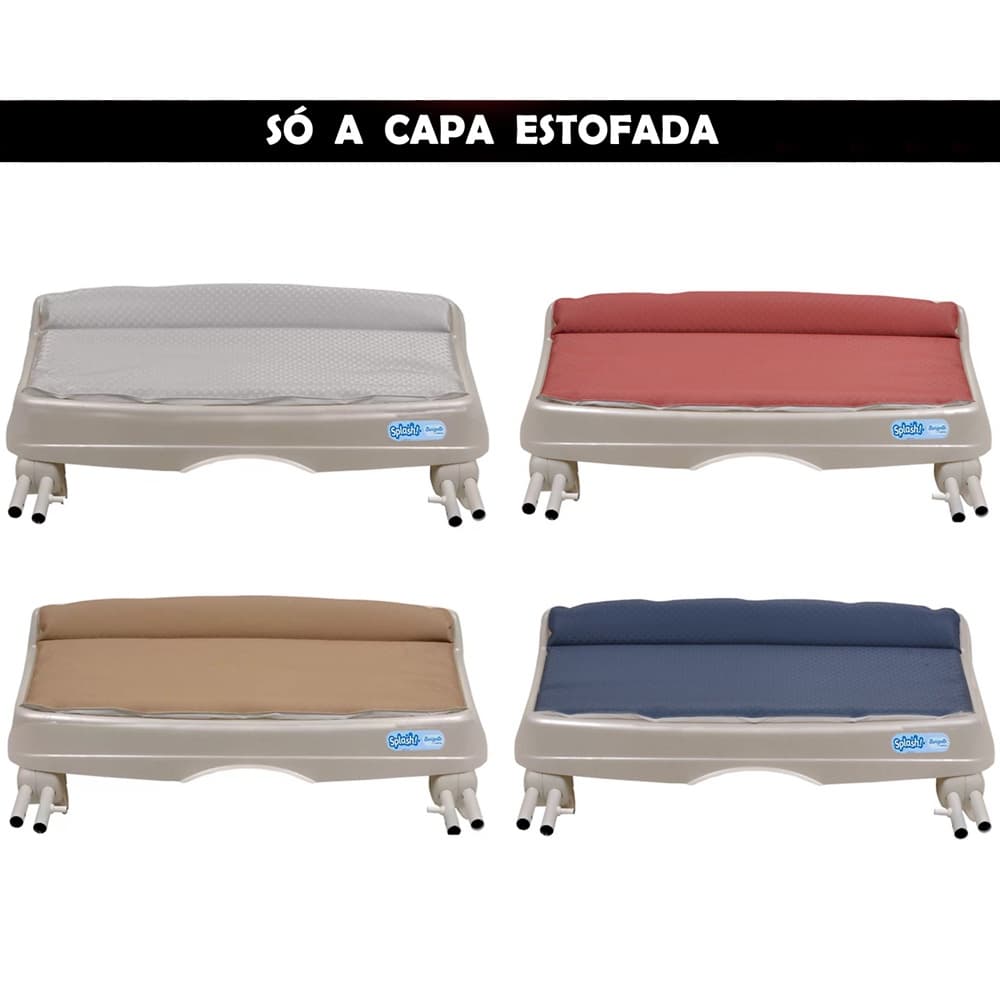 Capa Estofada Para Banheira Splash Original - Burigotto 3043 Com 10 Pinos