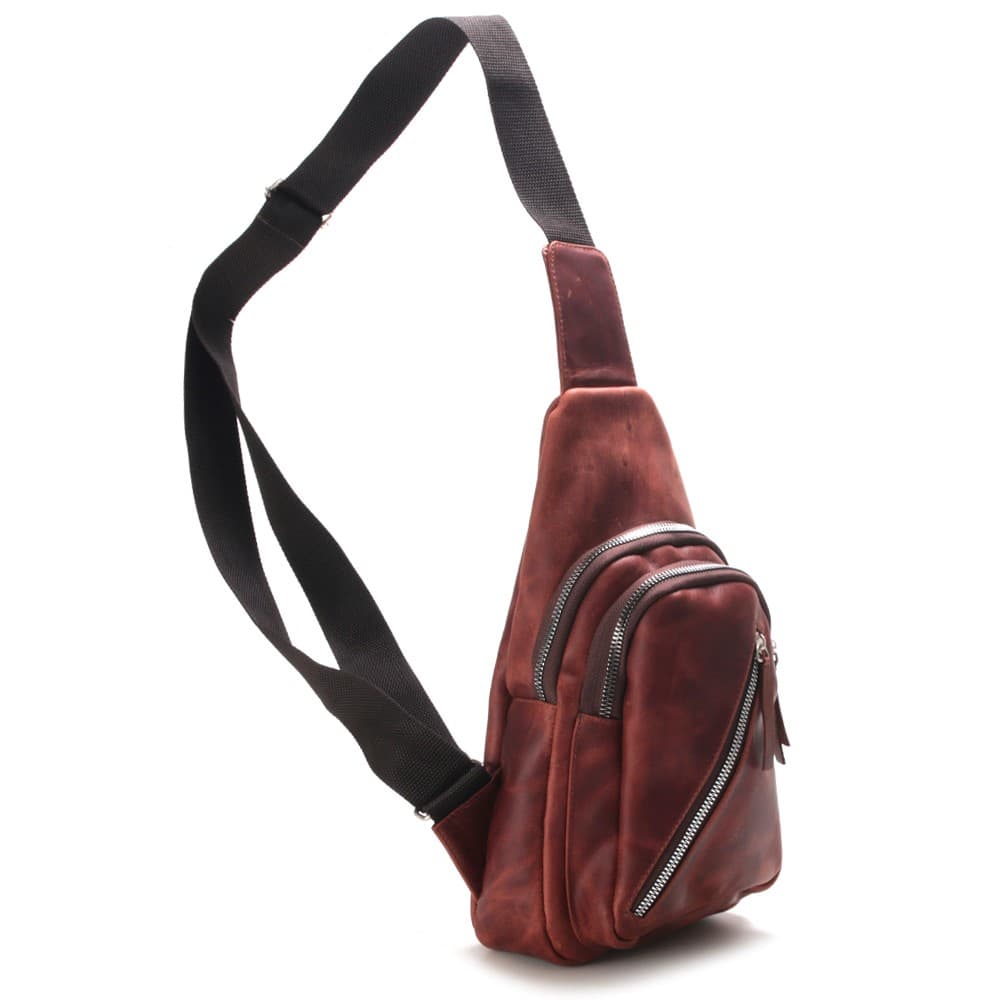 Pochete Transversal Masculina Couro Legítimo Ombro Shoulder Bag Bolsa Executiva Moderna Luxo