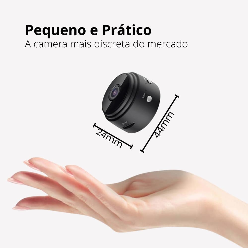 A9 Visão Noturna HD Mini Wifi Câmera 1080P Night Vision Sem Fio Vigilância - BELEZA DIVINO