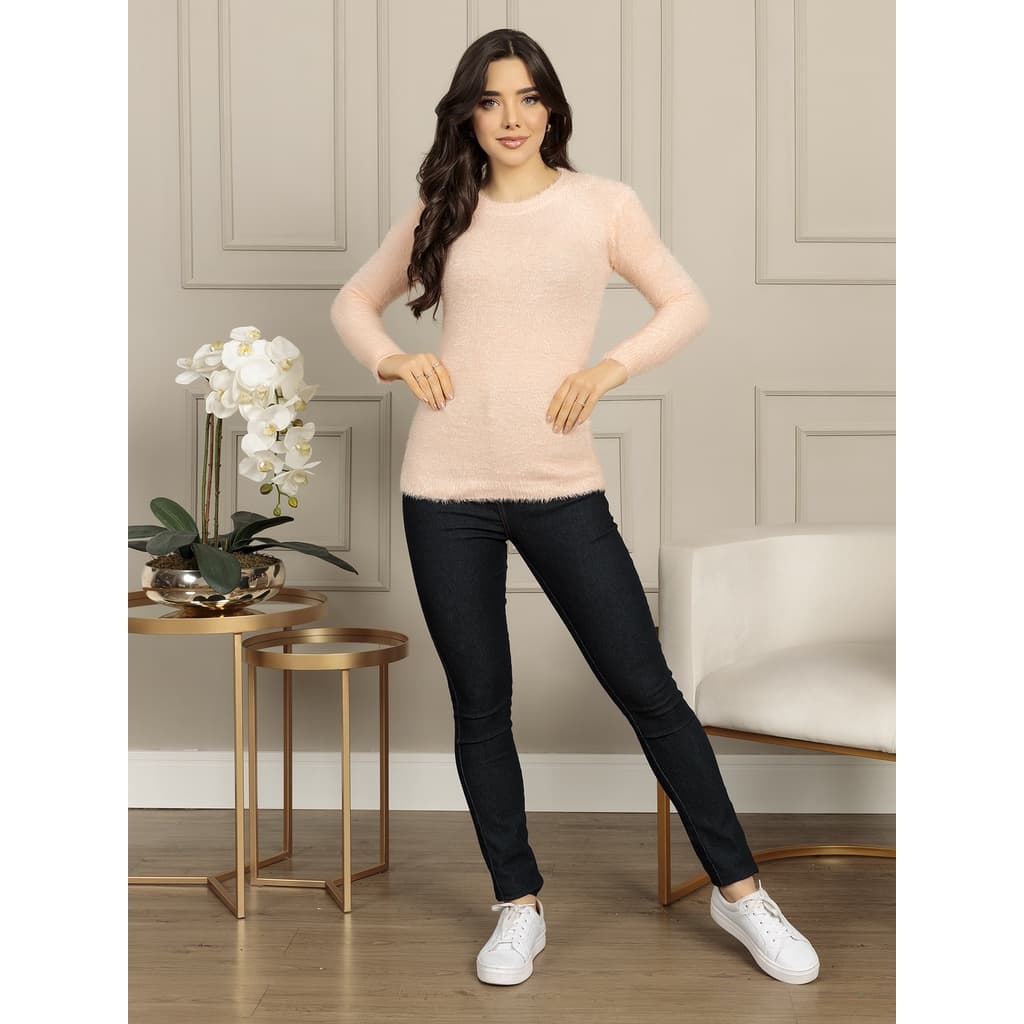 Blusa Pelinho Importado de Inverno Tamanho Único.