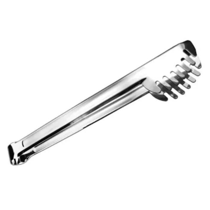 Pegador de inox grande multiuso para salada massa carne e macarrão - pegador para cozinha