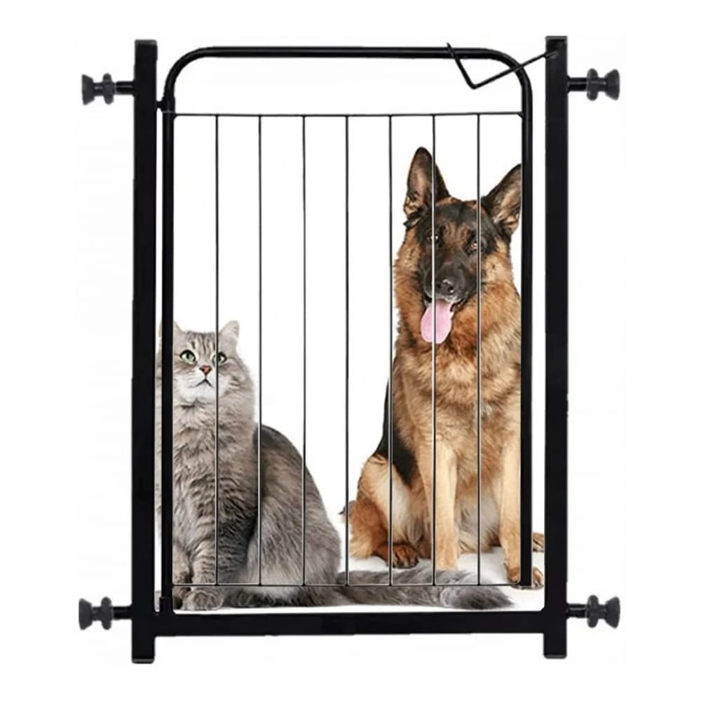 Portão Segurança Grade Pet Proteção 69cm Cachorro Cãe Portátil Aramado Cercado Extensor Prolongador