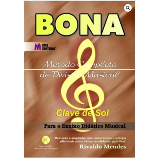 Bona Método Divisão Musical Clave De Sol Rivaldo Mendes