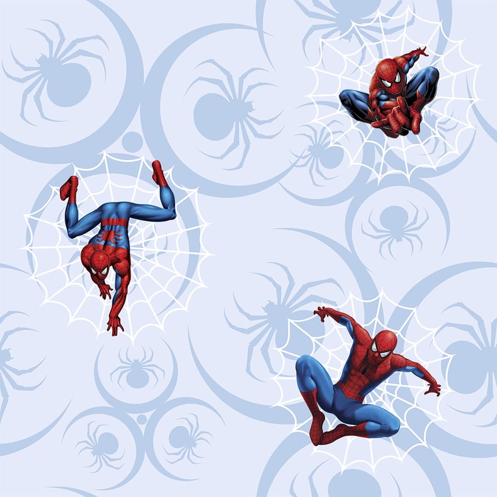 Papel de Parede Baby Homem Aranha Azul | Quarto Infantil Menino