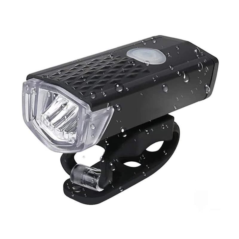 Farol Lanterna Bike Led 4 Funções Recarregável Quebra Galho