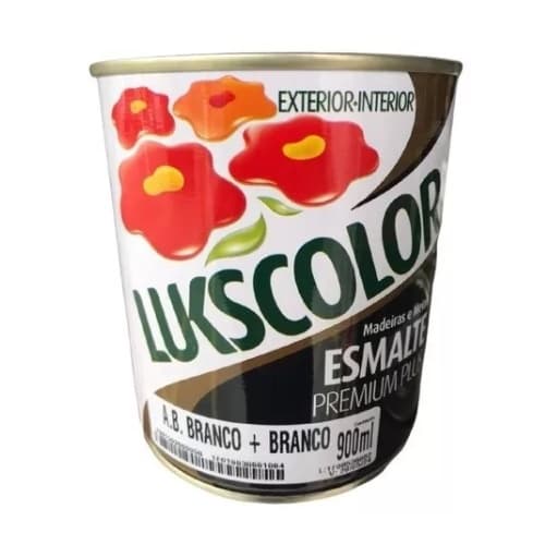 Tinta Esmalte Brilhante Solvente 900ml Cores - Lukscolor Cores