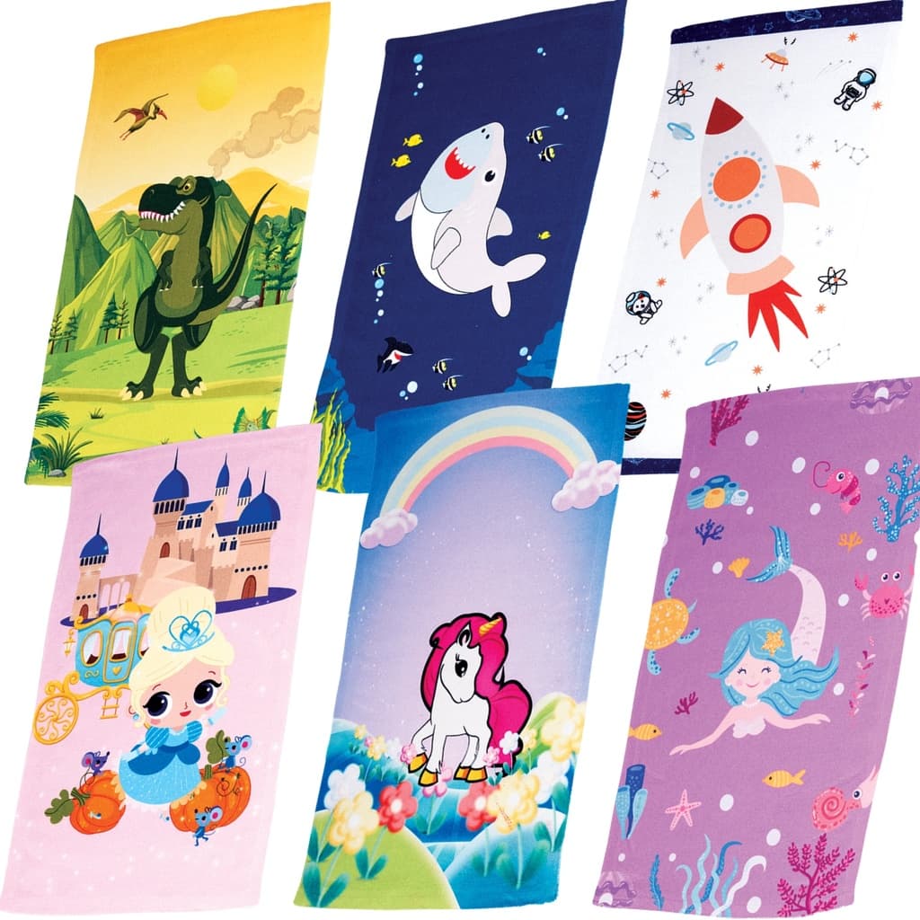Kit 03 Toalhinhas infantil Escolar Pequena toalha Rosto boca mão p/ Lancheira Crianças menino menina