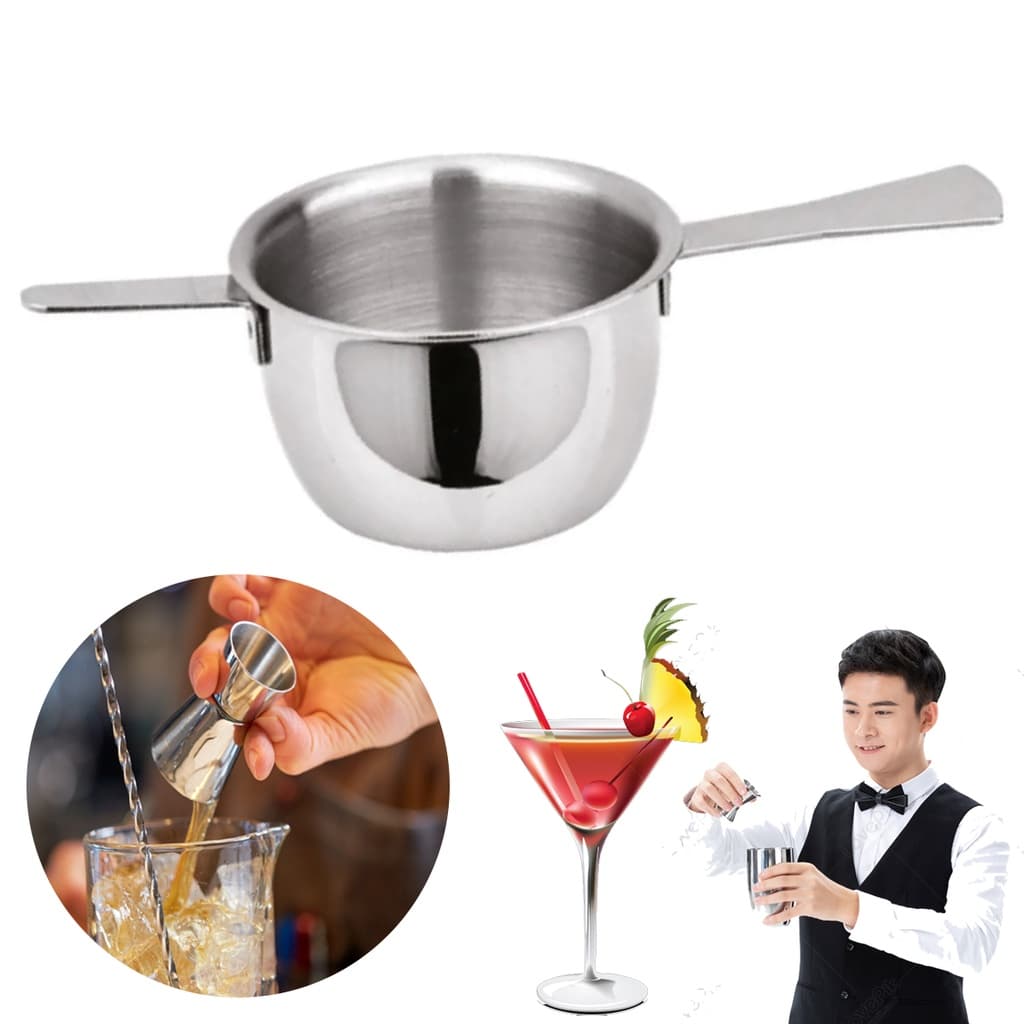 Dosador De Bebidas 50ml Em Aço Inox Profissional Barman