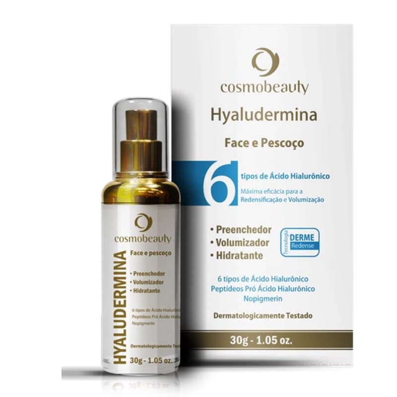 Hyaludermina Preenchedor 6 Ácidos Hialurônico Cosmobeauty30g