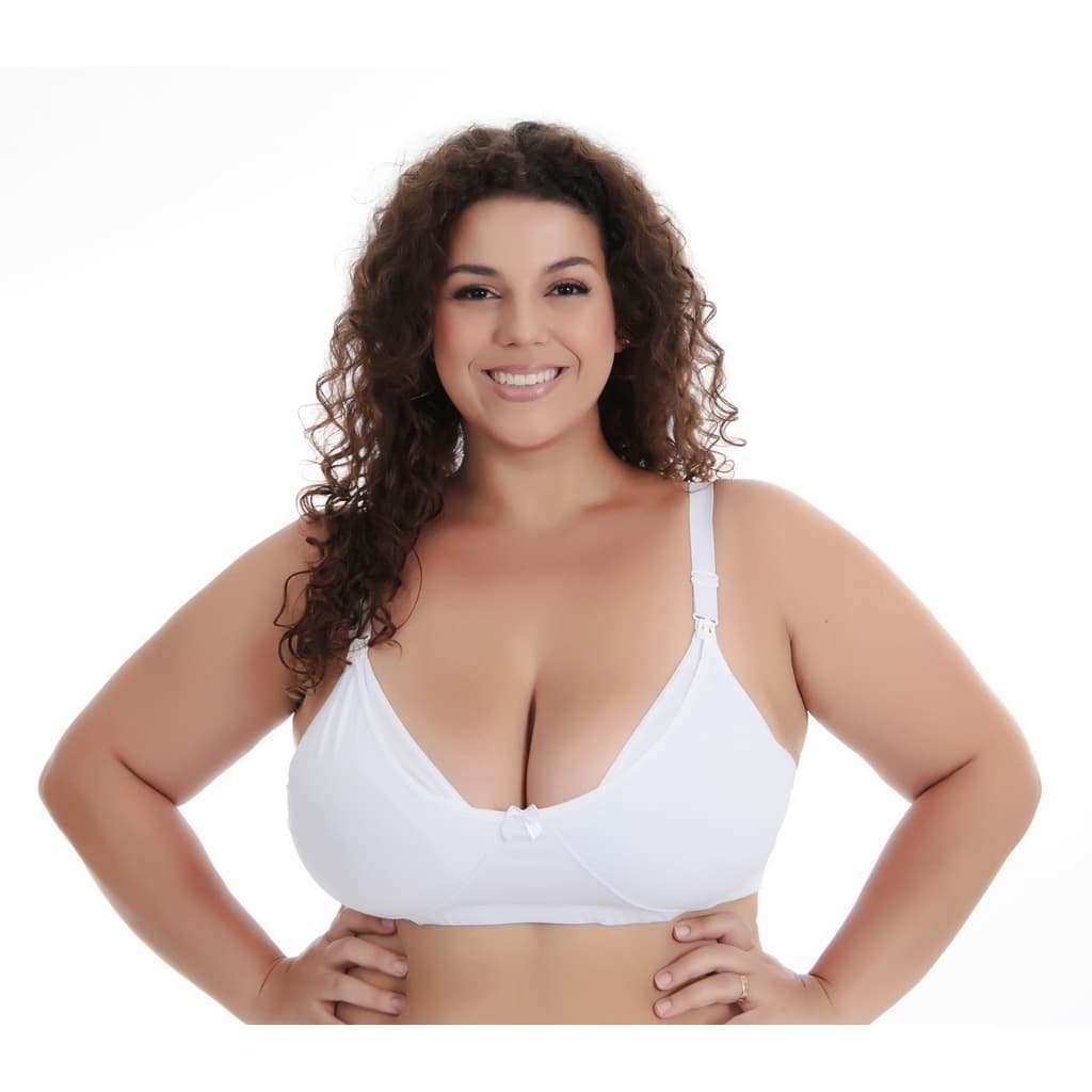 Kit 3 Sutiã Amamentação PLUS SIZE Básico Soutien Sutian Sutiãs Gravida Gestante