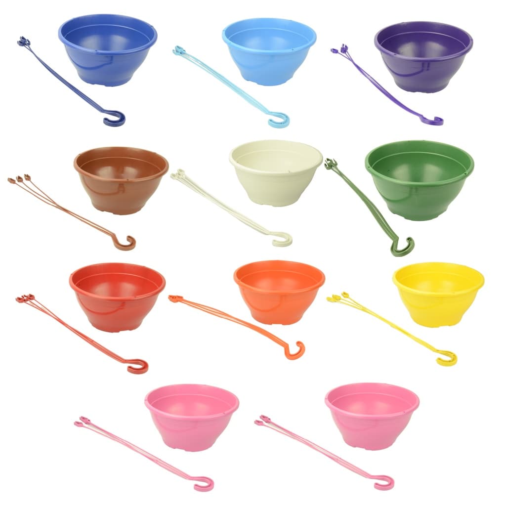 25 Vasos cuias tamanho 21 de 2 L Colorido Com Hastes para suculentas, mudas e plantas