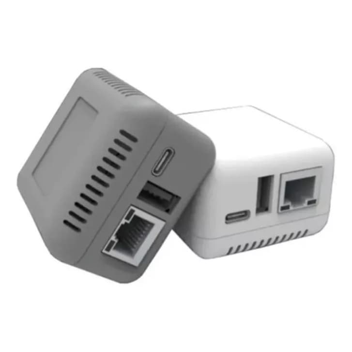Servidor de Impressão PRONTA ENTREGA USB Print Server Rede Ethernet Com Fio RJ45 TCP IP Compartilhar Impressora Multifuncional Laser Jato de Tinta termica Tank Escritório Doméstica