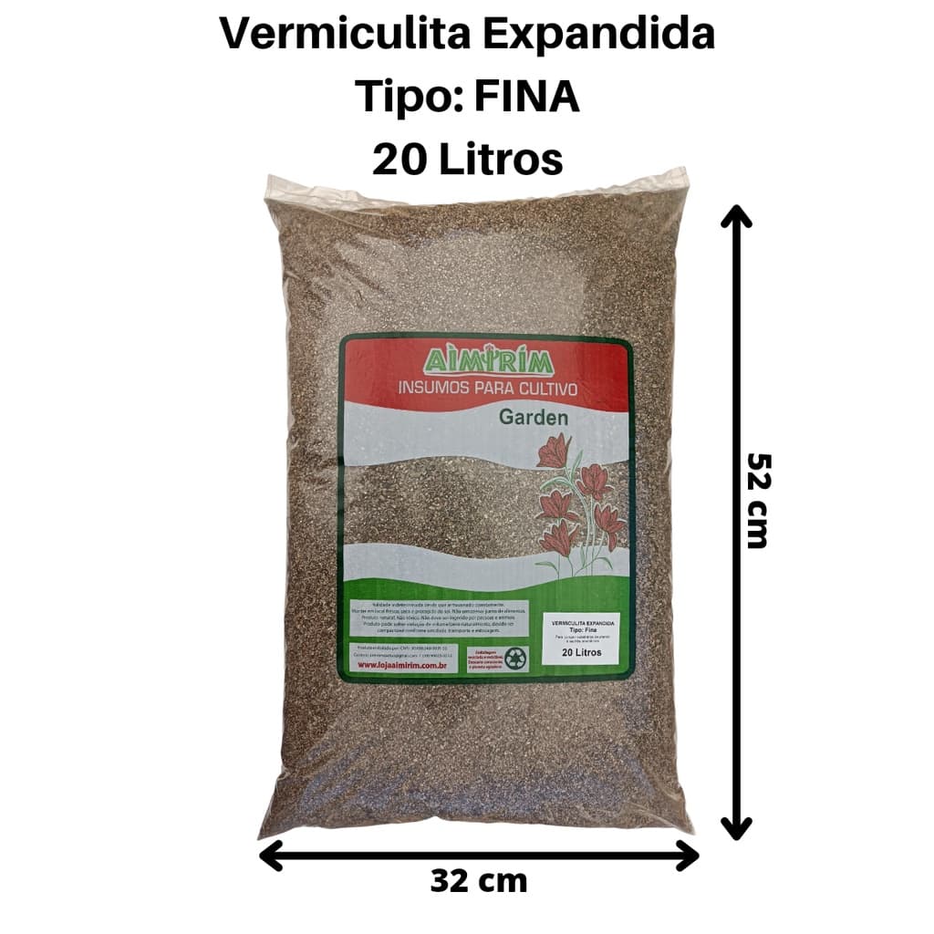 Vermiculita Expandida Fina - 20 Litros