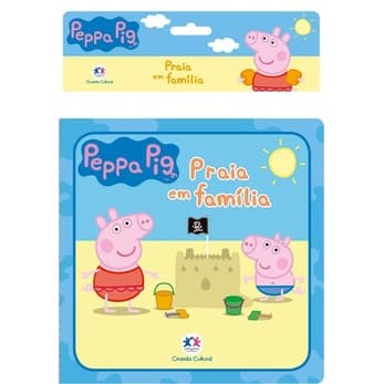 Livro Banho - Peppa Pig - Praia Em Familia