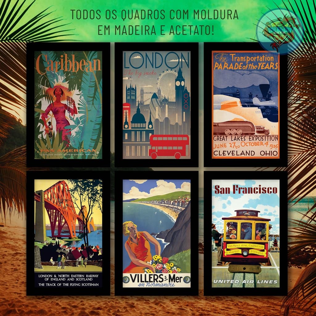 quadros decorativos placa tema Vintage lote 01 Arte Retro Antiguidade
