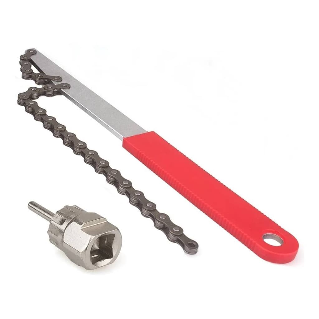 Kit Chave Extratora De Cassete Bike Guia K7 + Catraca R-23