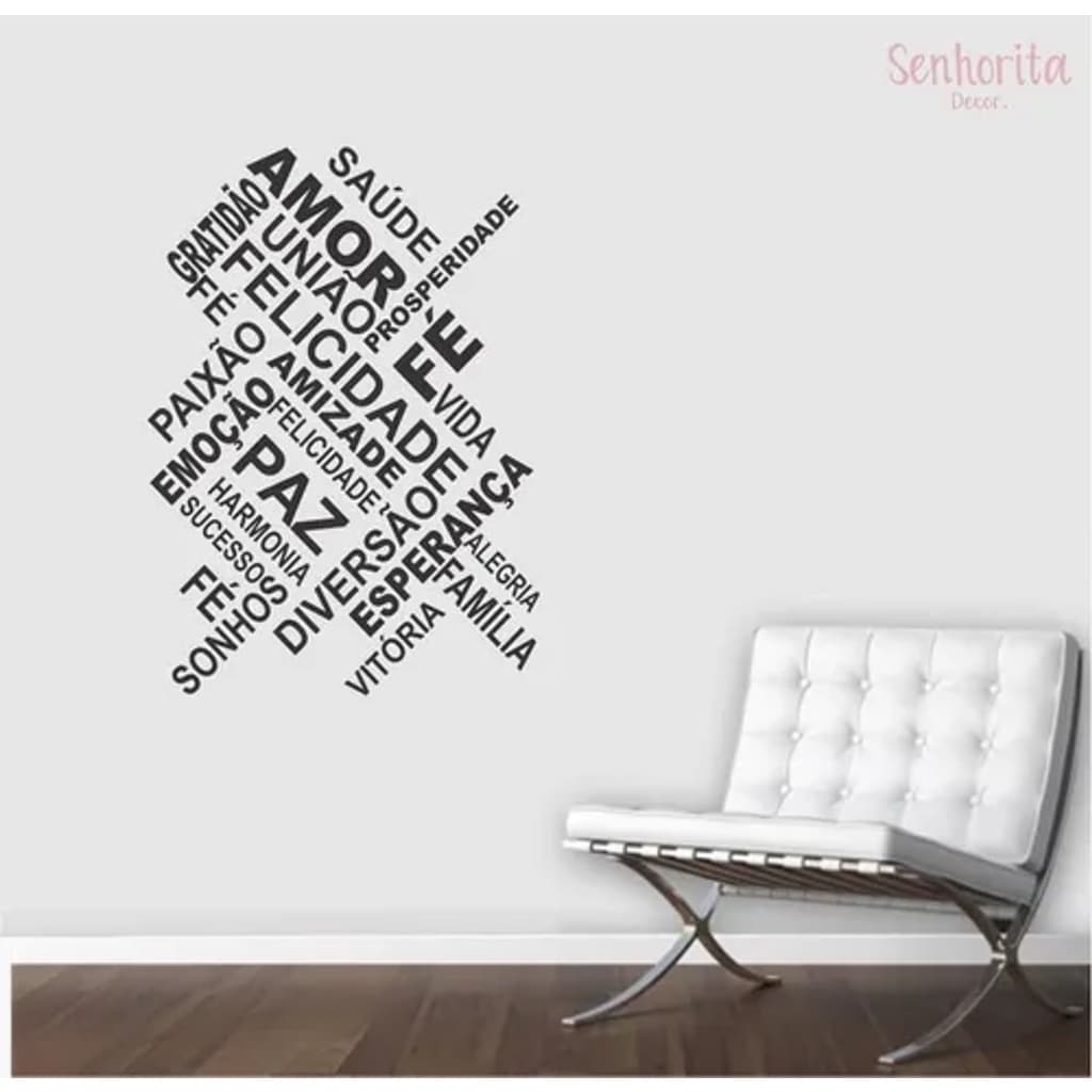 Adesivo De Parede Decoração Sala Recepção Frase Amor Amigos