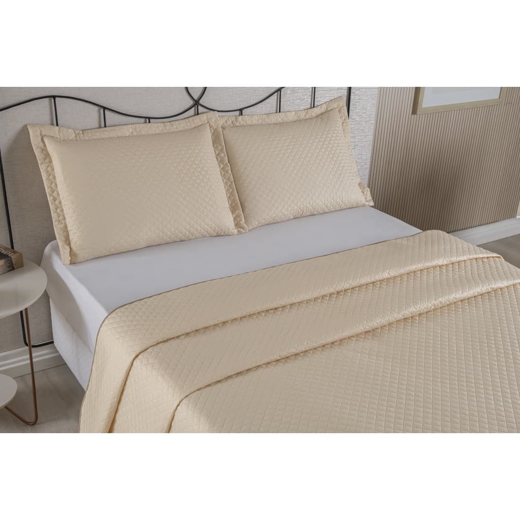 Jogo De Cama Para Cama Box Matelado Ultrassônico Casal 3 Peças