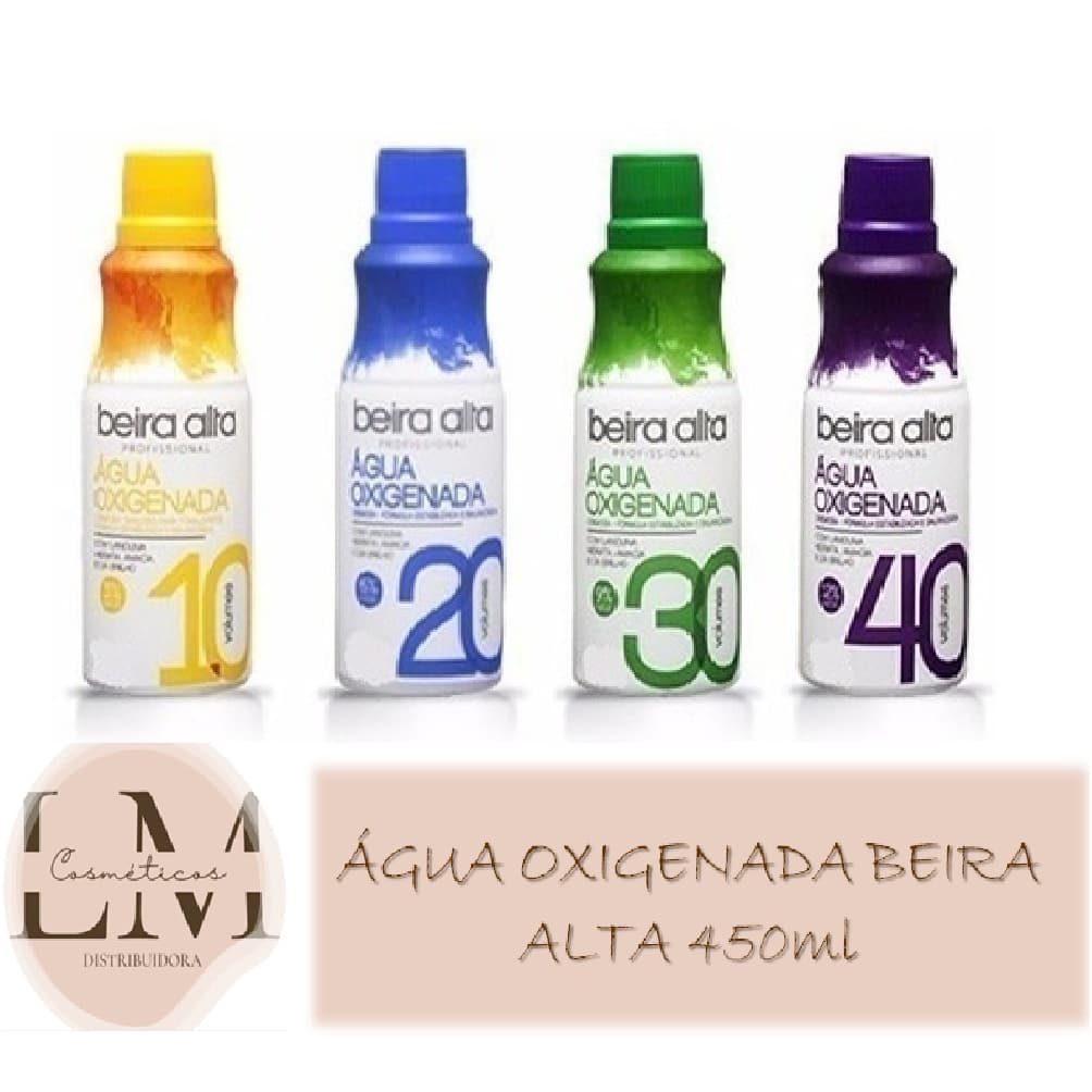 Água Oxigenada 450ml - Beira Alta (escolha a volumagem)