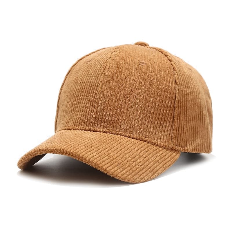 Boné Aba Curva Camurça Veludo Fivela Strapback Canelado Bege
