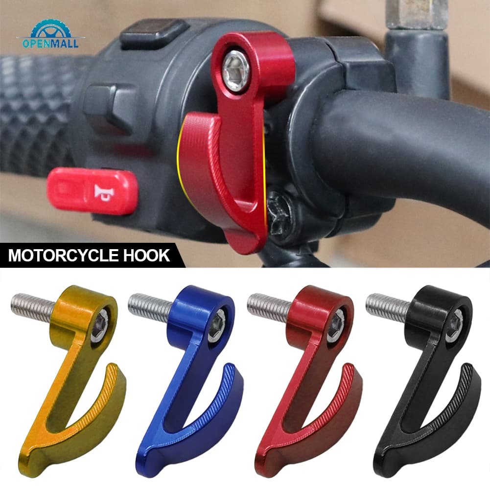 OM Motos CNC Motocicleta Modificada Gancho Lateral Da Bomba E-bike UQI U + B Do Capacete N1S De Liga De Alumínio