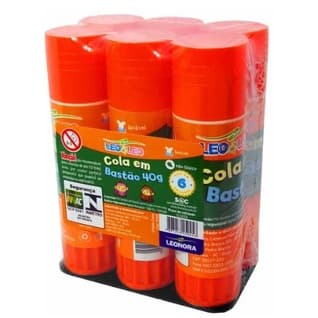 Cola Bastão Leo & Leo 40g - 6 Unidades