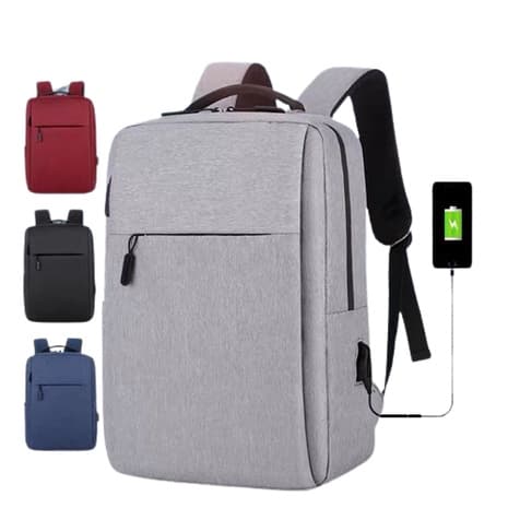 Mochila Escolar Bolsa Anti Furto Faculdade Trabalho Reforçada Com Saída USB