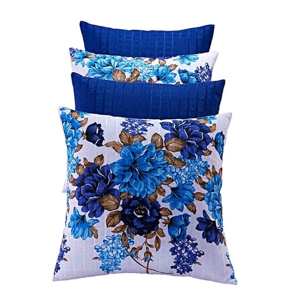 Kit Com 4 Capas de Almofadas Clássicas Decorativas 40x40 Cm