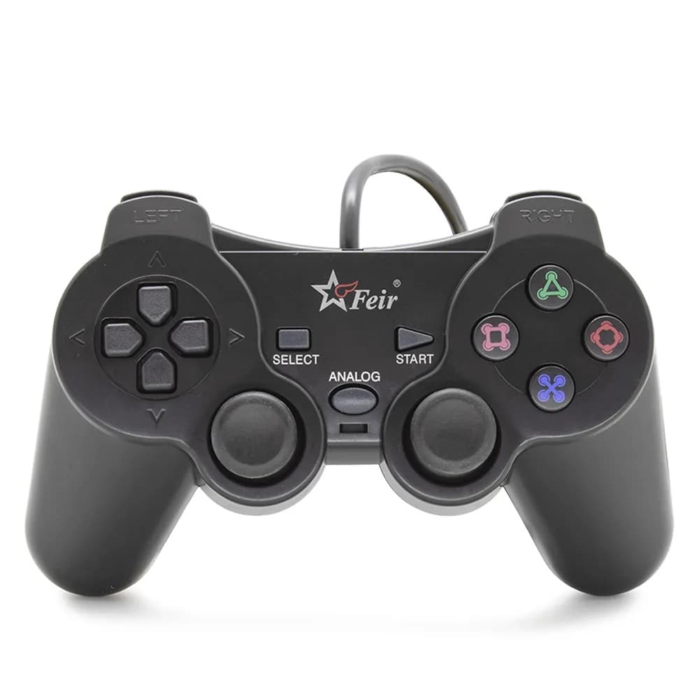 CONTROLE GAMER PARA PS2 FEIR FR-201