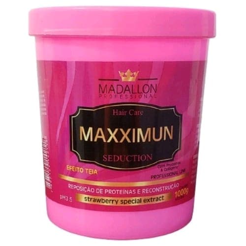 Máscara Maxximum Reconstrução 1kg Efeito Teia Madallon