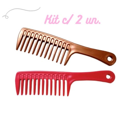 Pente de Cabelo Grande  1un / 2 un. Dentes Largos Para Pentear e Desembaraçar os Cabelos