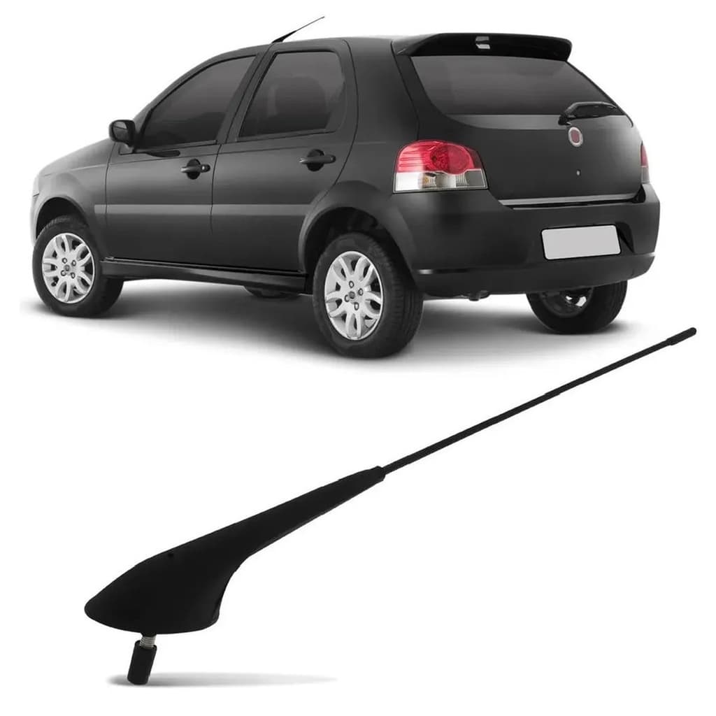 Antena Amplificadora de Sinal para Teto Para Carros Fiat Palio Siena Strada Uno Idea