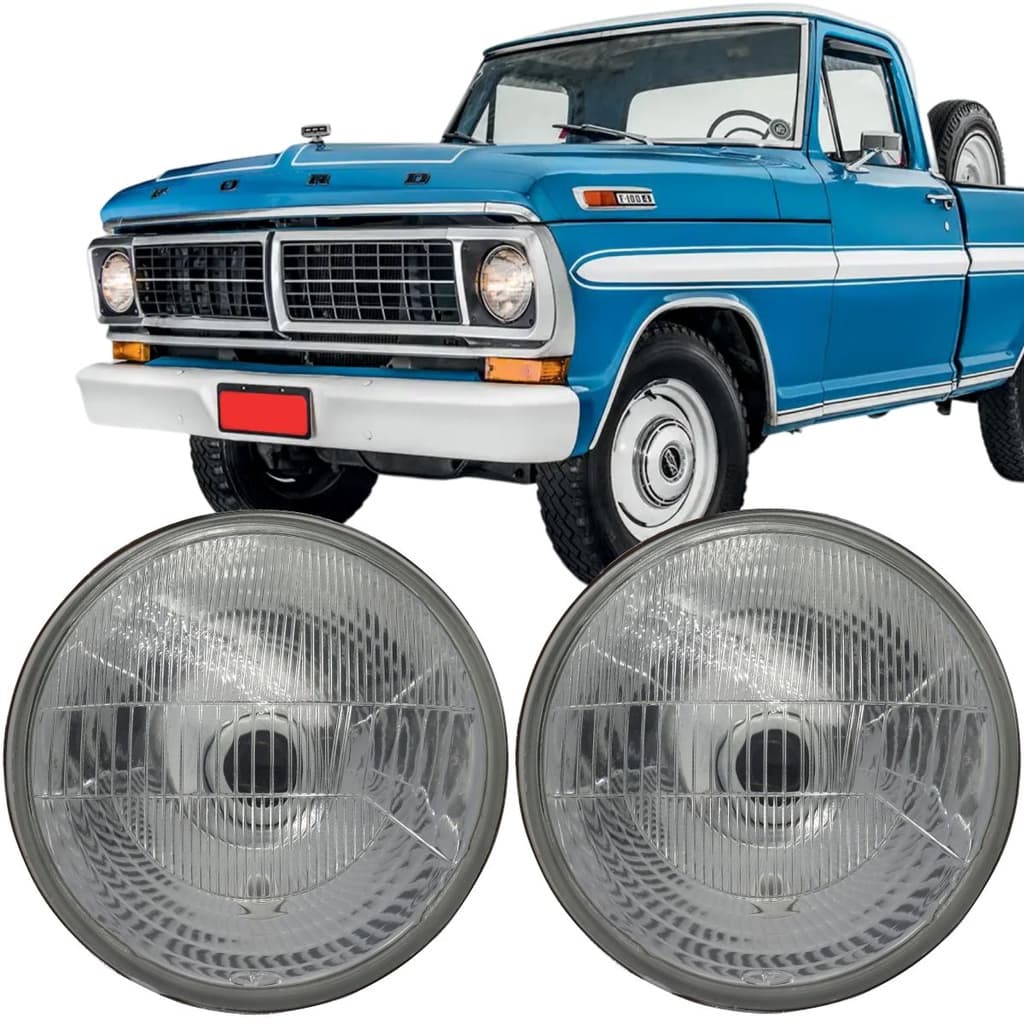 Par Farol Chevrolet D10 D60 A10 C10 D10 Até 1984 Sealed Beam